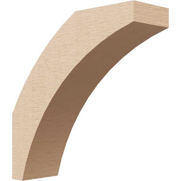 Ekena Millwork 3-inch W x 10-inch D x 10-inch H Thorton Rough Cedar Woodgrain TimberThane Knee Brace, Primed BRCUR03X10X10THRRCPR - main